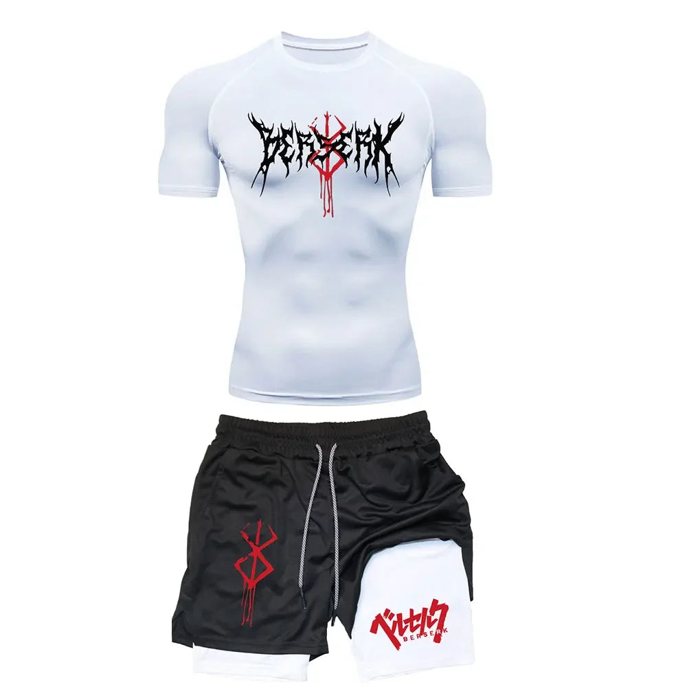 Conjunto de compresión Anime Berserk para hombre