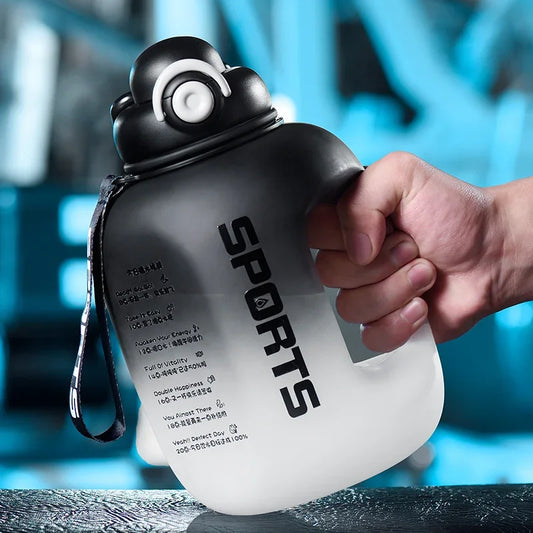 Botella de agua deportiva portátil de gran capacidad 1.6 y 2.0 Lt.