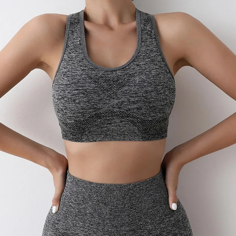Conjunto deportivo sin costuras para mujer