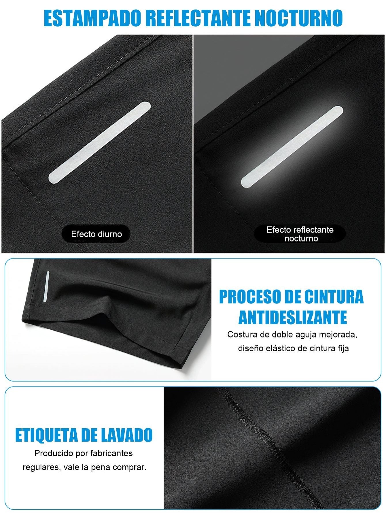 Set de 4 piezas de shorts deportivos para hombre