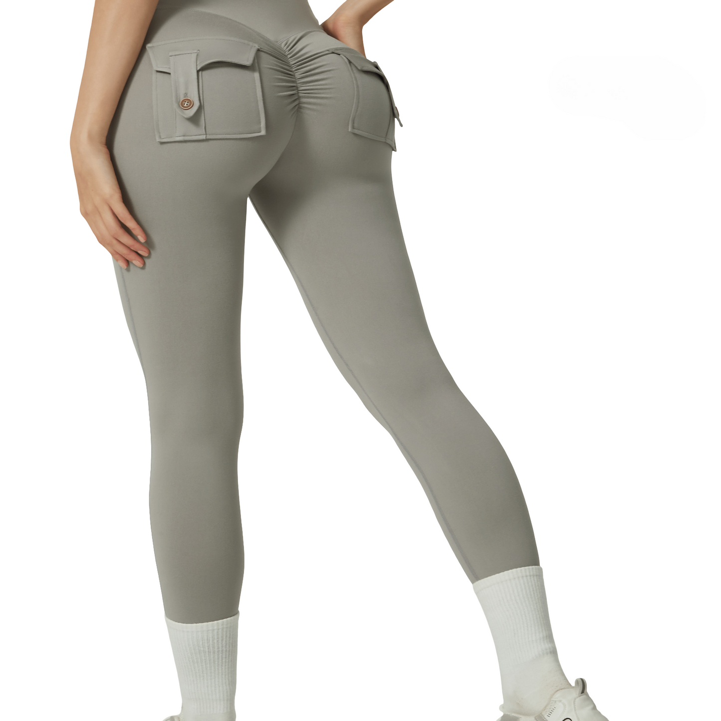 High waist leggings with elegant design