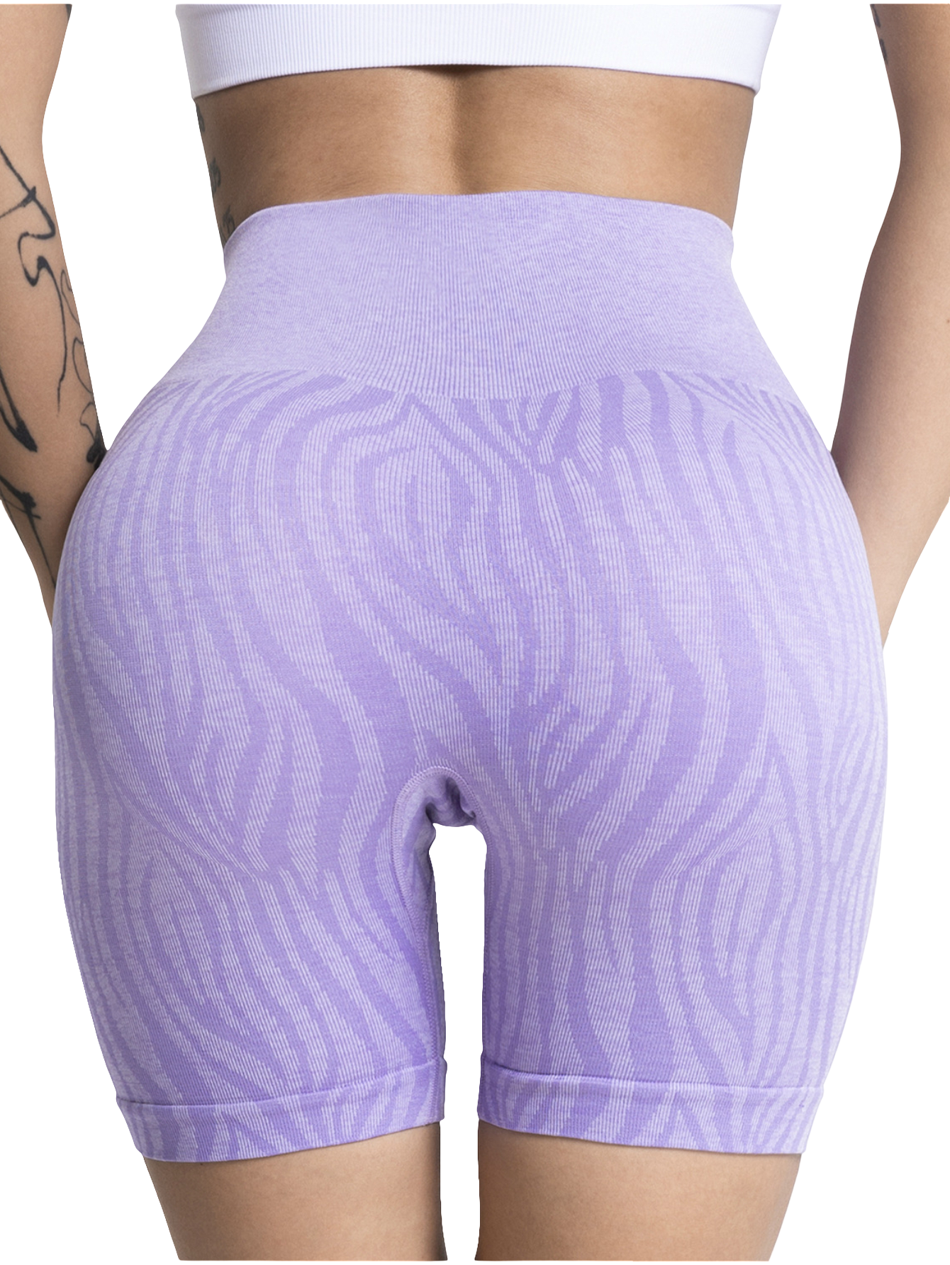 Tight sports shorts, medium elasticity, soft fabric