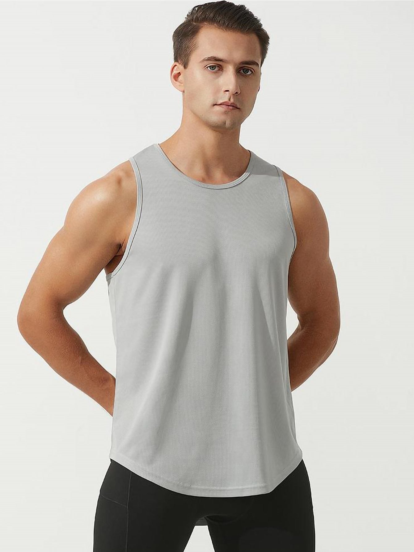 3 playeras depotivas sin mangas para hombre