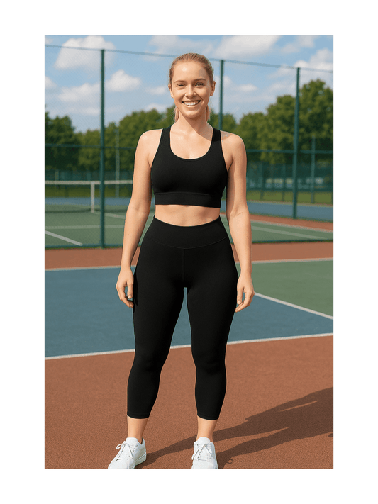 Set de 3 leggins deportivos de cintura alta para mujer