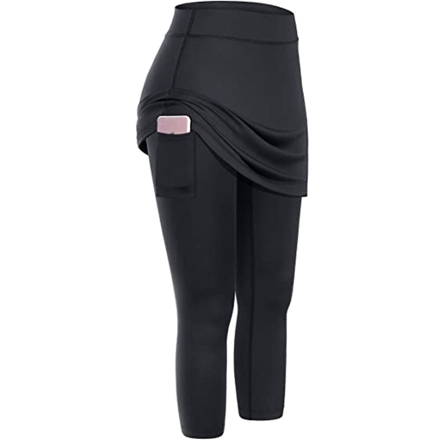 High-elastic leggings with side pockets and push-up effect