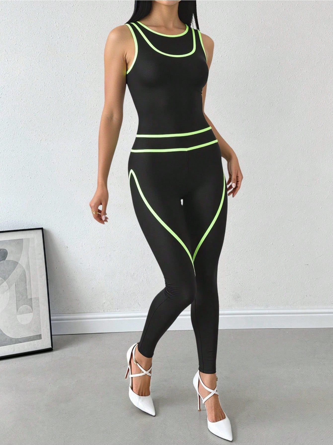 Mono deportivo de una pieza para mujer