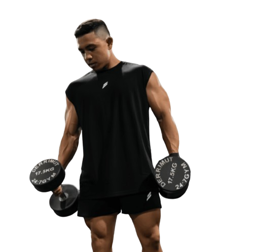 Camiseta de malla sin mangas para hombre, estilo casual y deportivo