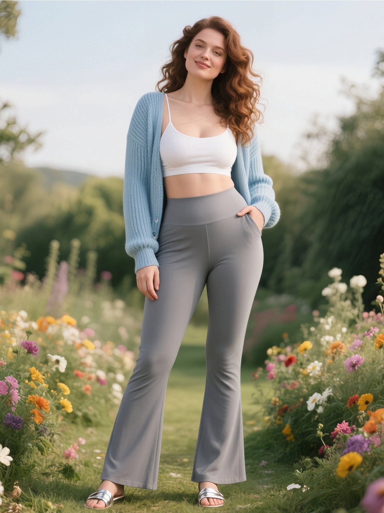 Leggings de cintura alta de 3 piezas para mujer