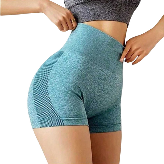 Athletic shorts for cycling, running, fitness, and yoga