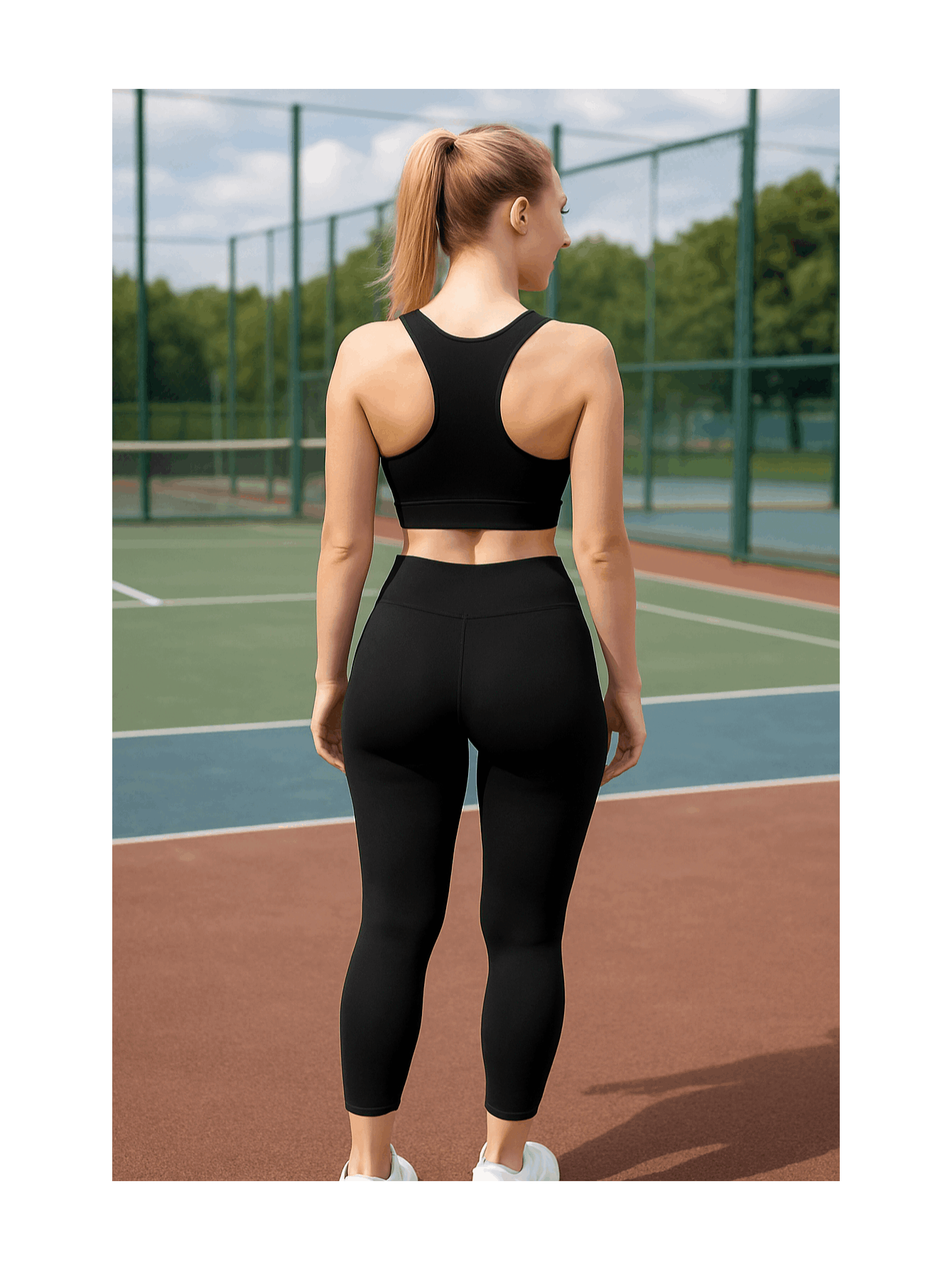 Set de 3 leggins deportivos de cintura alta para mujer