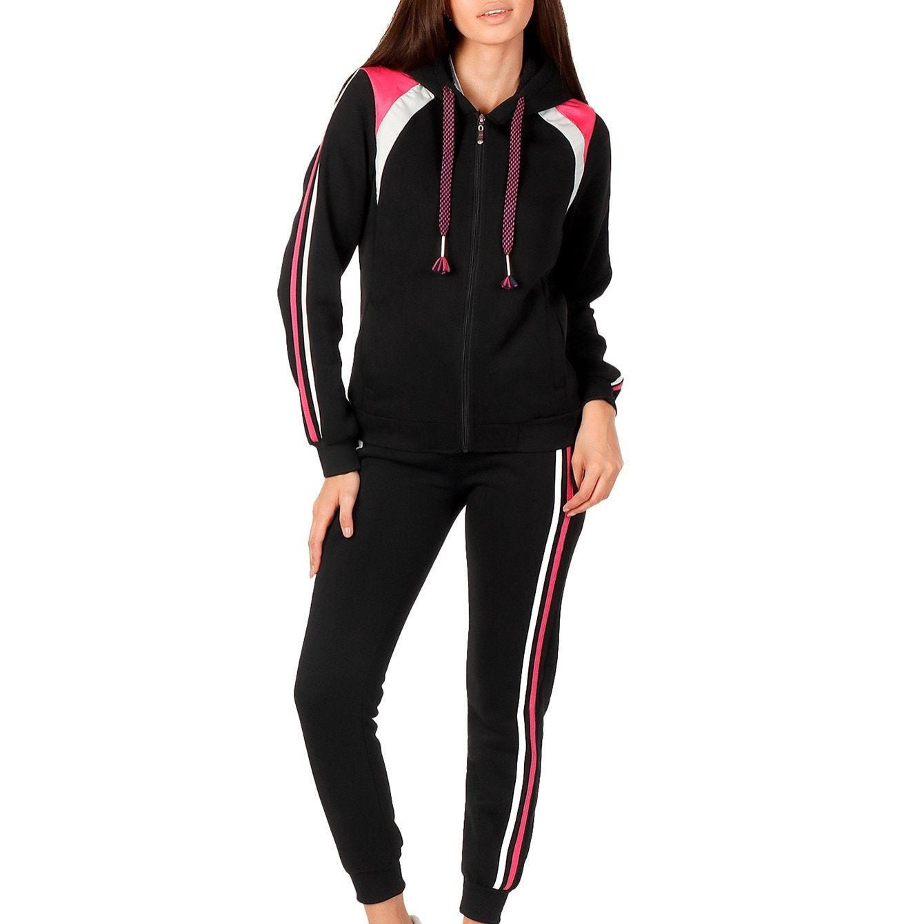 Conjunto deportivo de moda con pantalones deportivos para mujer