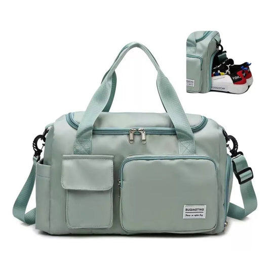 Bolsa de deporte para gimnasio, multibolsillos de gran capacidad, ideal para deportes y fitness, almacenamiento de viaje.