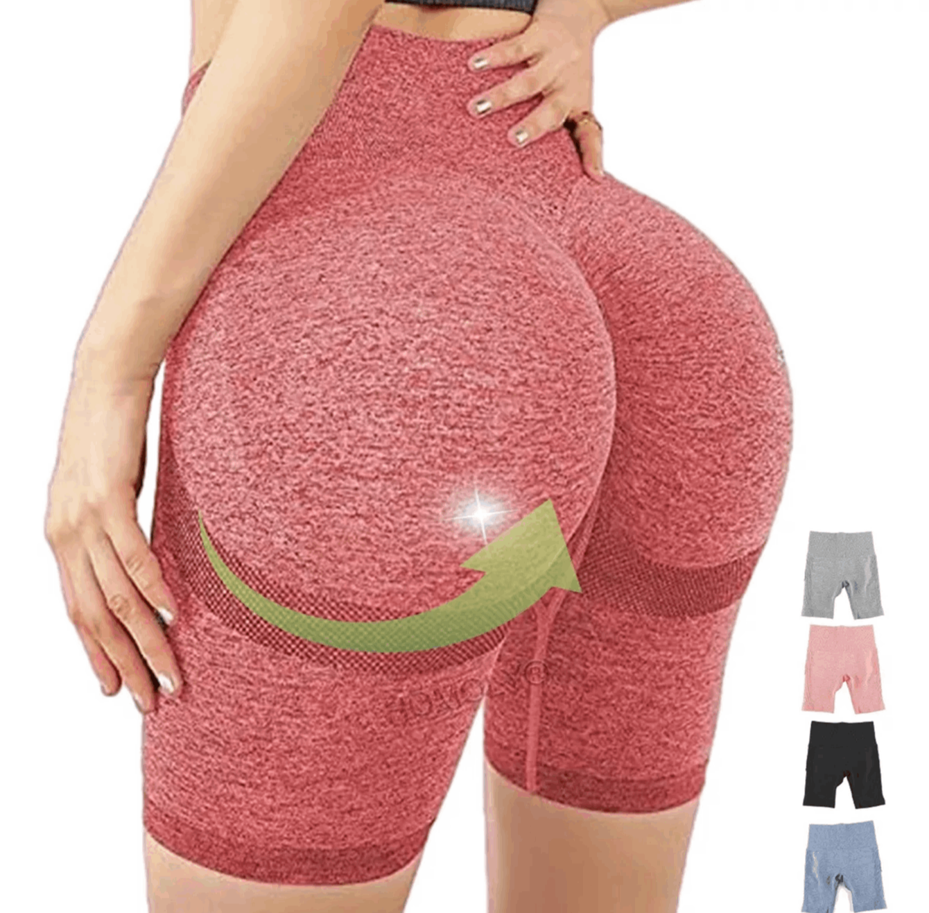 High-waist, seamless, quick-drying, high-elastic sports leggings