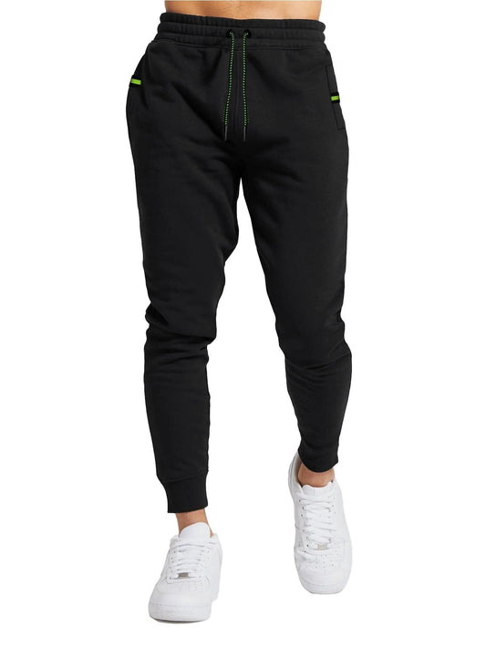 Pants deportivo elástico de corte ajustado para hombre