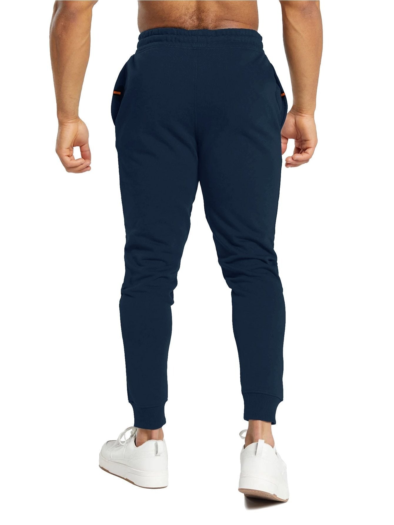 Pants deportivo elástico de corte ajustado para hombre