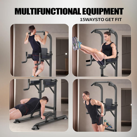 Entrenador de Asistencia Multifunción Power Tower Pull Up